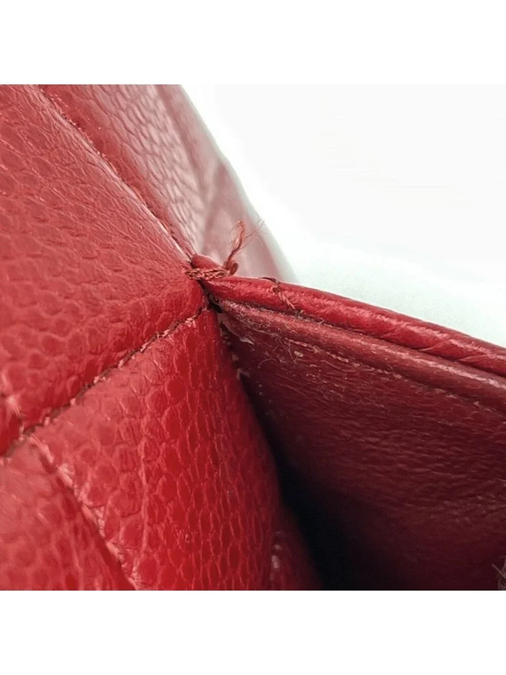 Chanel Shoulder Bag Quilted Double Flap CC Logo Caviar Leather